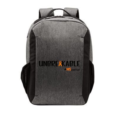 Ms Warrior Multiple Sclerosis Awareness Unbreakable Ms Meaningful Gift Vector Backpack