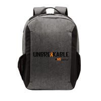 Ms Warrior Multiple Sclerosis Awareness Unbreakable Ms Meaningful Gift Vector Backpack