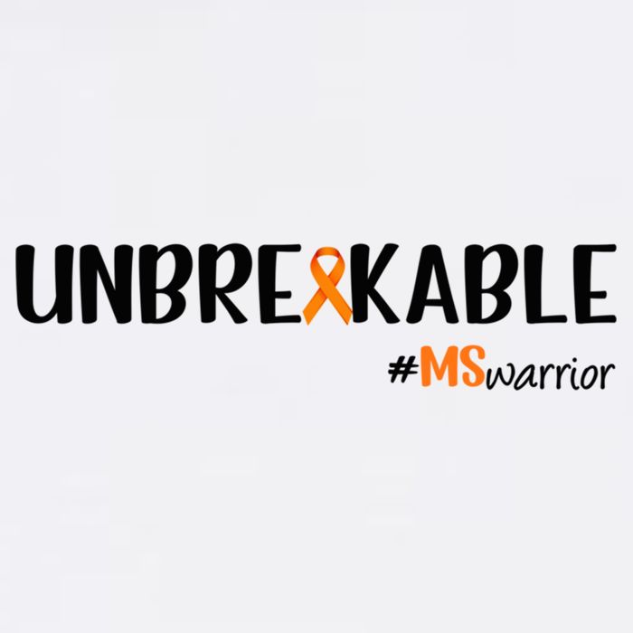 Ms Warrior Multiple Sclerosis Awareness Unbreakable Ms Meaningful Gift Garment-Dyed Sweatshirt