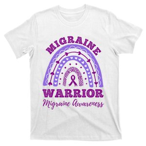 Migraine Warrior Migraine Awareness Rainbow T-Shirt