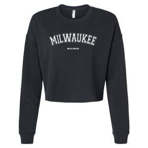 Milwaukee Wisconsin Cropped Pullover Crew