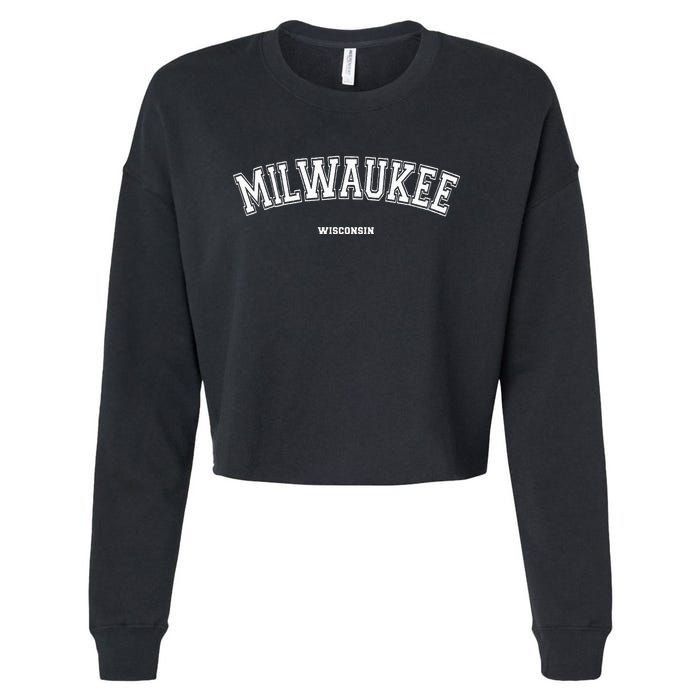 Milwaukee Wisconsin Cropped Pullover Crew