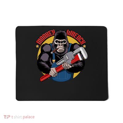 Monkey Wrench Monkey Car Repair Mechanic Grease Mousepad
