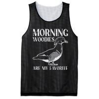 Morning Woody My Favorite Duck Hunting Funny Hunter Mesh Reversible Basketball Jersey Tank