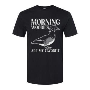 Morning Woody My Favorite Duck Hunting Funny Hunter Softstyle CVC T-Shirt