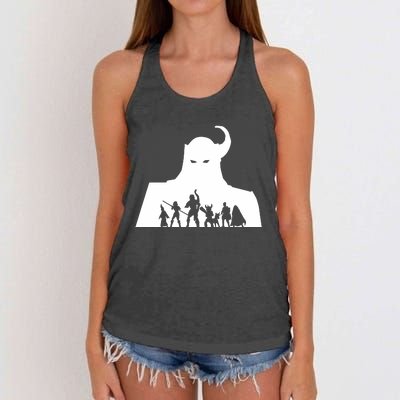 Maxgiftery Warriors Women's Knotted Racerback Tank