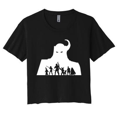 Maxgiftery Warriors Women's Crop Top Tee