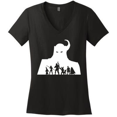 Maxgiftery Warriors Women's V-Neck T-Shirt