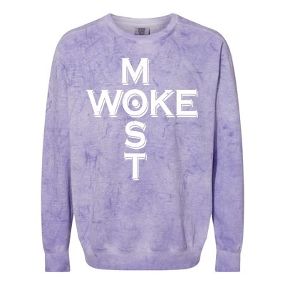 Most Woke Colorblast Crewneck Sweatshirt