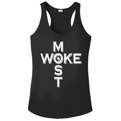 Most Woke Ladies PosiCharge Competitor Racerback Tank