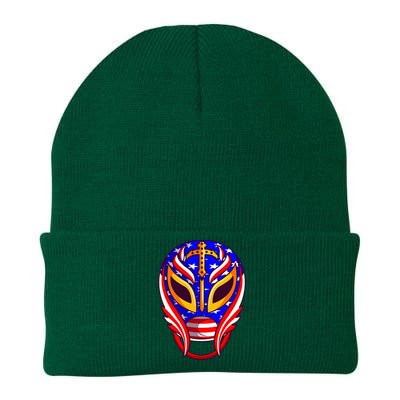 Mexican Wrestling Mask Knit Cap Winter Beanie