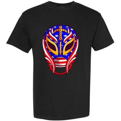 Mexican Wrestling Mask Garment-Dyed Heavyweight T-Shirt