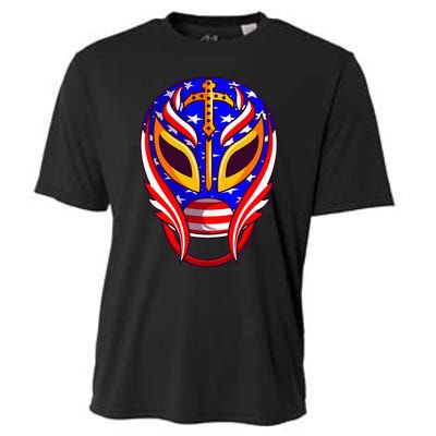 Mexican Wrestling Mask Cooling Performance Crew T-Shirt