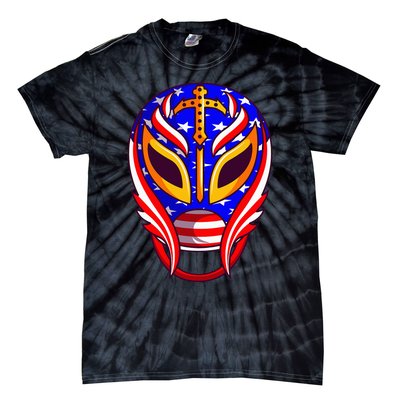 Mexican Wrestling Mask Tie-Dye T-Shirt