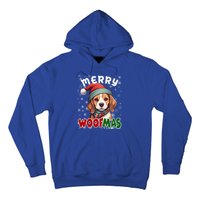 Merry Woofmas Merry Christmas Funny Beagle Dog Mom Puppy Meaningful Gift Hoodie