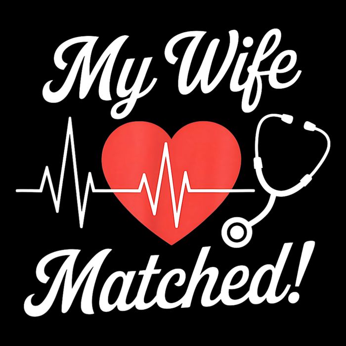 My Wife Matched Match Day 2025 Resident Medical Student Cooling Performance Crew T-Shirt