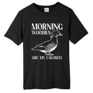 Morning Woody My Favorite Duck Hunting Funny Hunter Tall Fusion ChromaSoft Performance T-Shirt