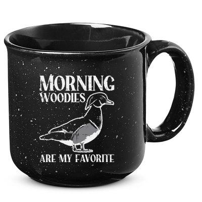 Morning Woody My Favorite Duck Hunting Funny Hunter 15oz Campfire Ceramic Mug
