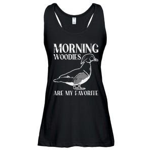 Morning Woody My Favorite Duck Hunting Funny Hunter Ladies Essential Flowy Tank