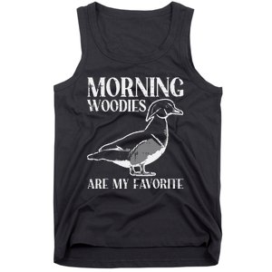 Morning Woody My Favorite Duck Hunting Funny Hunter Tank Top