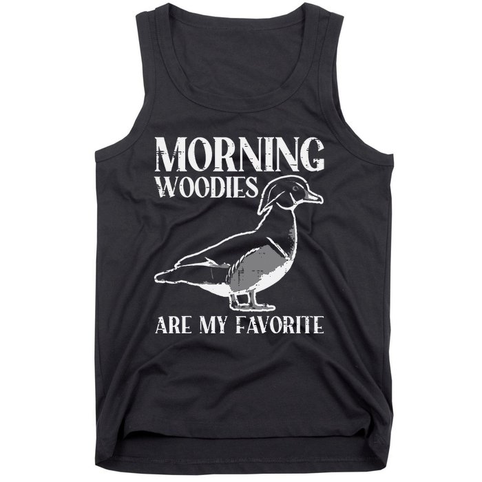 Morning Woody My Favorite Duck Hunting Funny Hunter Tank Top