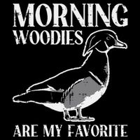 Morning Woody My Favorite Duck Hunting Funny Hunter Zip Tote Bag