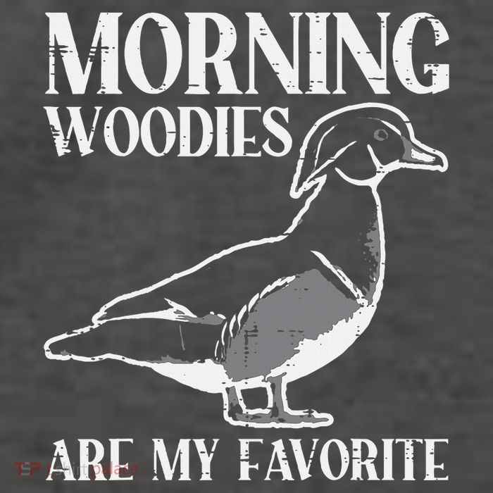 Morning Woody My Favorite Duck Hunting Funny Hunter Vector Backpack