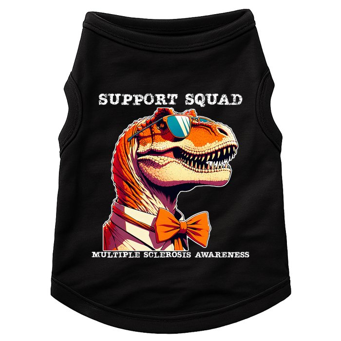 Ms Warrior Ms Support Squad Multiple Sclerosis Awareness Doggie Tank