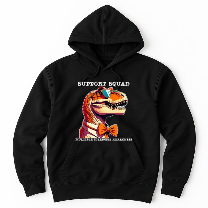 Ms Warrior Ms Support Squad Multiple Sclerosis Awareness Hoodie