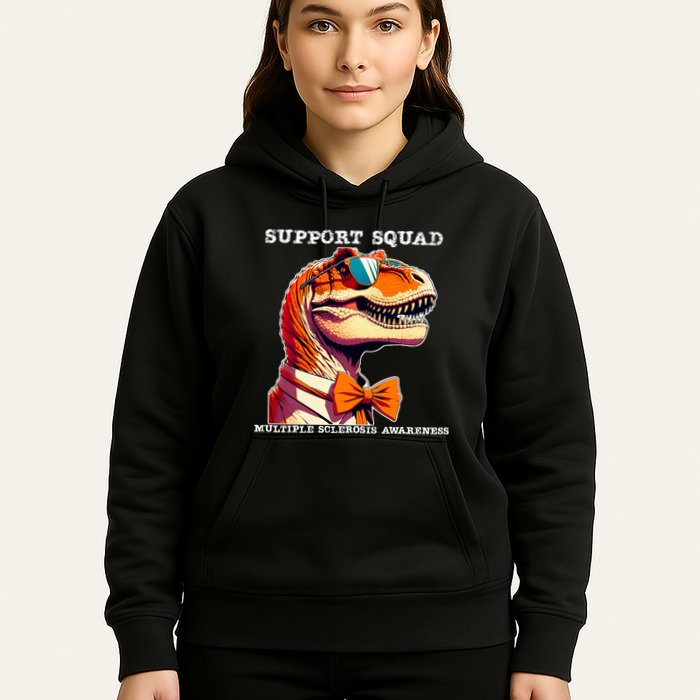 Ms Warrior Ms Support Squad Multiple Sclerosis Awareness Hoodie