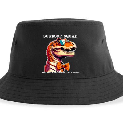 Ms Warrior Ms Support Squad Multiple Sclerosis Awareness Sustainable Bucket Hat