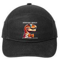 Ms Warrior Ms Support Squad Multiple Sclerosis Awareness 7-Panel Snapback Hat