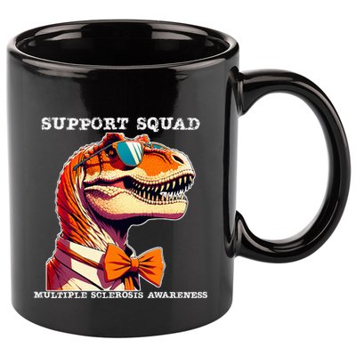 Ms Warrior Ms Support Squad Multiple Sclerosis Awareness 11oz C Handle Ceramic Mug