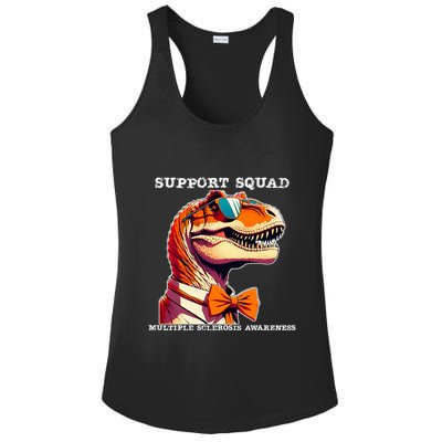 Ms Warrior Ms Support Squad Multiple Sclerosis Awareness Ladies PosiCharge Competitor Racerback Tank