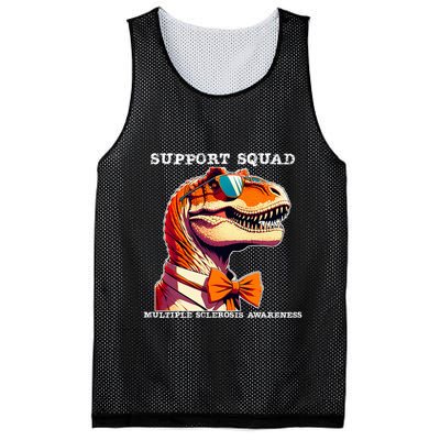 Ms Warrior Ms Support Squad Multiple Sclerosis Awareness Mesh Reversible Basketball Jersey Tank