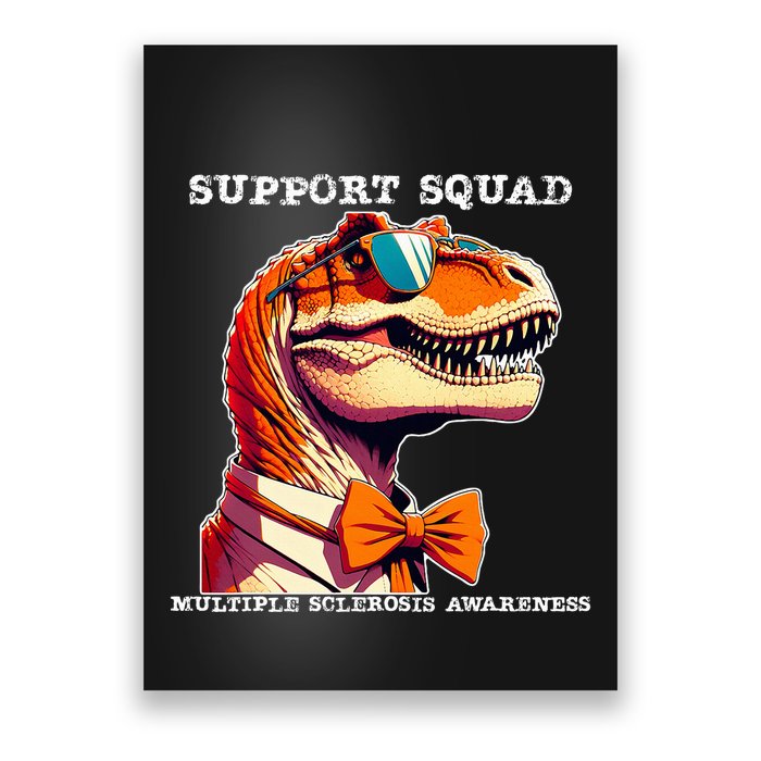 Ms Warrior Ms Support Squad Multiple Sclerosis Awareness Poster