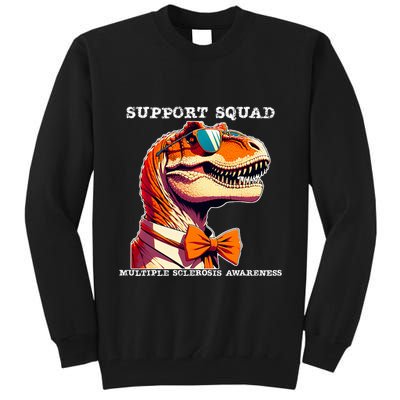 Ms Warrior Ms Support Squad Multiple Sclerosis Awareness Tall Sweatshirt