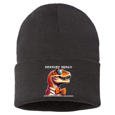 Ms Warrior Ms Support Squad Multiple Sclerosis Awareness Sustainable Knit Beanie