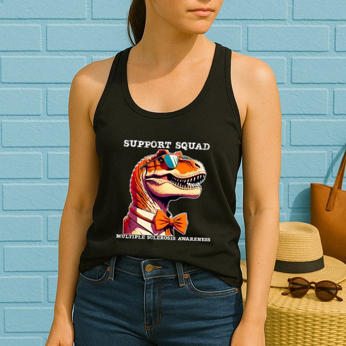 Ms Warrior Ms Support Squad Multiple Sclerosis Awareness Womens Tank Top