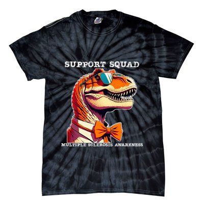 Ms Warrior Ms Support Squad Multiple Sclerosis Awareness Tie-Dye T-Shirt