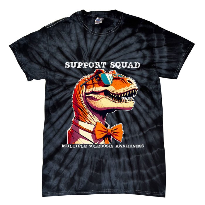 Ms Warrior Ms Support Squad Multiple Sclerosis Awareness Tie-Dye T-Shirt