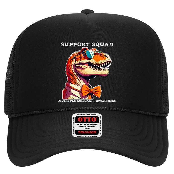 Ms Warrior Ms Support Squad Multiple Sclerosis Awareness Trucker Hat