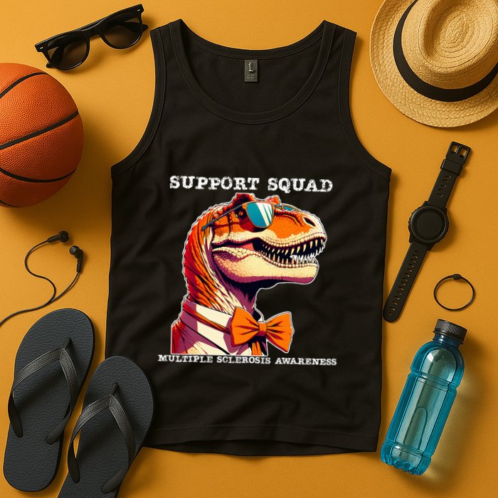 Ms Warrior Ms Support Squad Multiple Sclerosis Awareness Tank Top