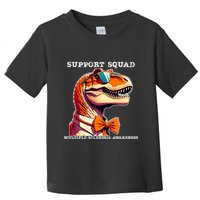 Ms Warrior Ms Support Squad Multiple Sclerosis Awareness Toddler T-Shirt