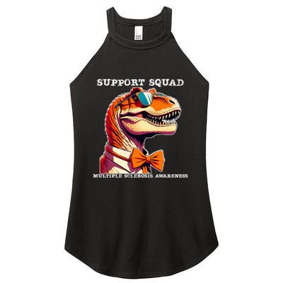Ms Warrior Ms Support Squad Multiple Sclerosis Awareness Women's Perfect Tri Rocker Tank