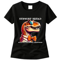 Ms Warrior Ms Support Squad Multiple Sclerosis Awareness Womens T-Shirt