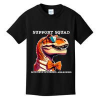 Ms Warrior Ms Support Squad Multiple Sclerosis Awareness Kids T-Shirt