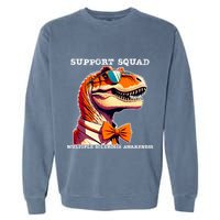 Ms Warrior Ms Support Squad Multiple Sclerosis Awareness Garment-Dyed Sweatshirt