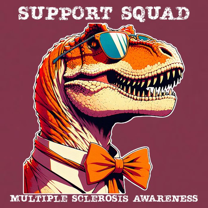 Ms Warrior Ms Support Squad Multiple Sclerosis Awareness 16oz Travel Tumbler