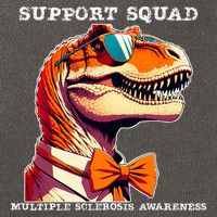 Ms Warrior Ms Support Squad Multiple Sclerosis Awareness Cotton Canvas Backpack